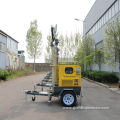 7 meters portable telescopic LED light tower